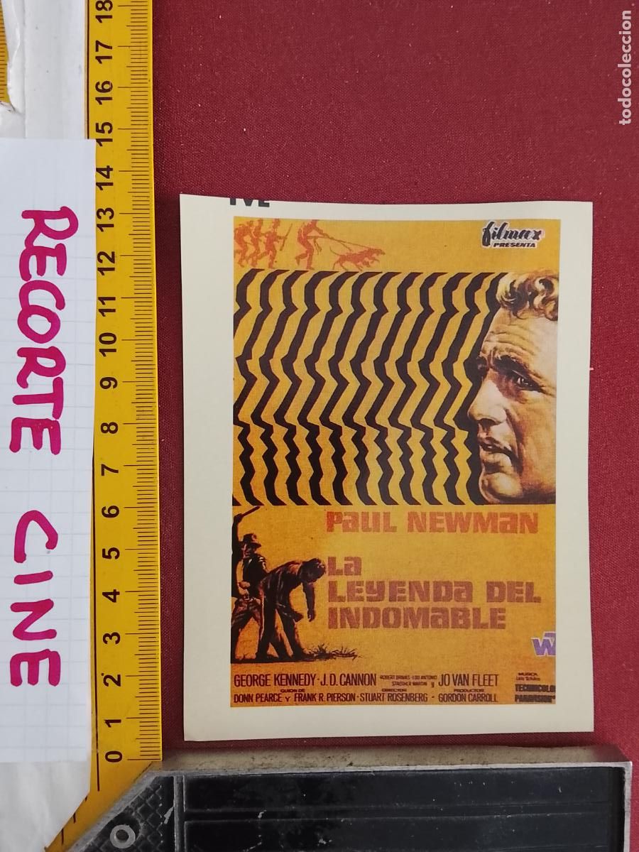 Cinema: RECORTE CINEMATOGRAFICO RECORTE PORTADA PELICULA CINE - LA LEYENDA DEL INDOMABLE