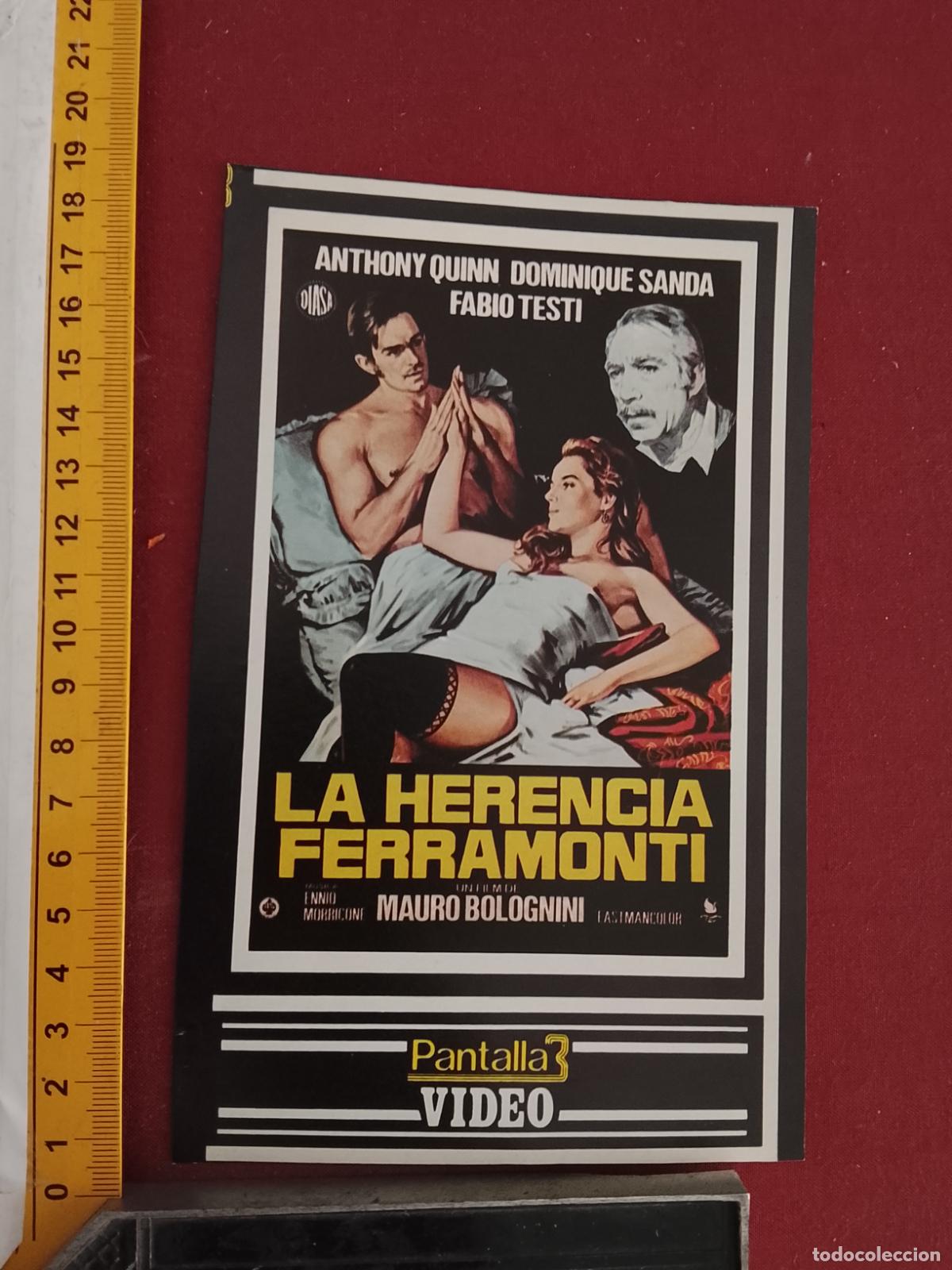 Cinema: RECORTE CINEMATOGRAFICO RECORTE PORTADA PELICULA CINE DE REVISTA - LA HERENCIA FERRAMONTI
