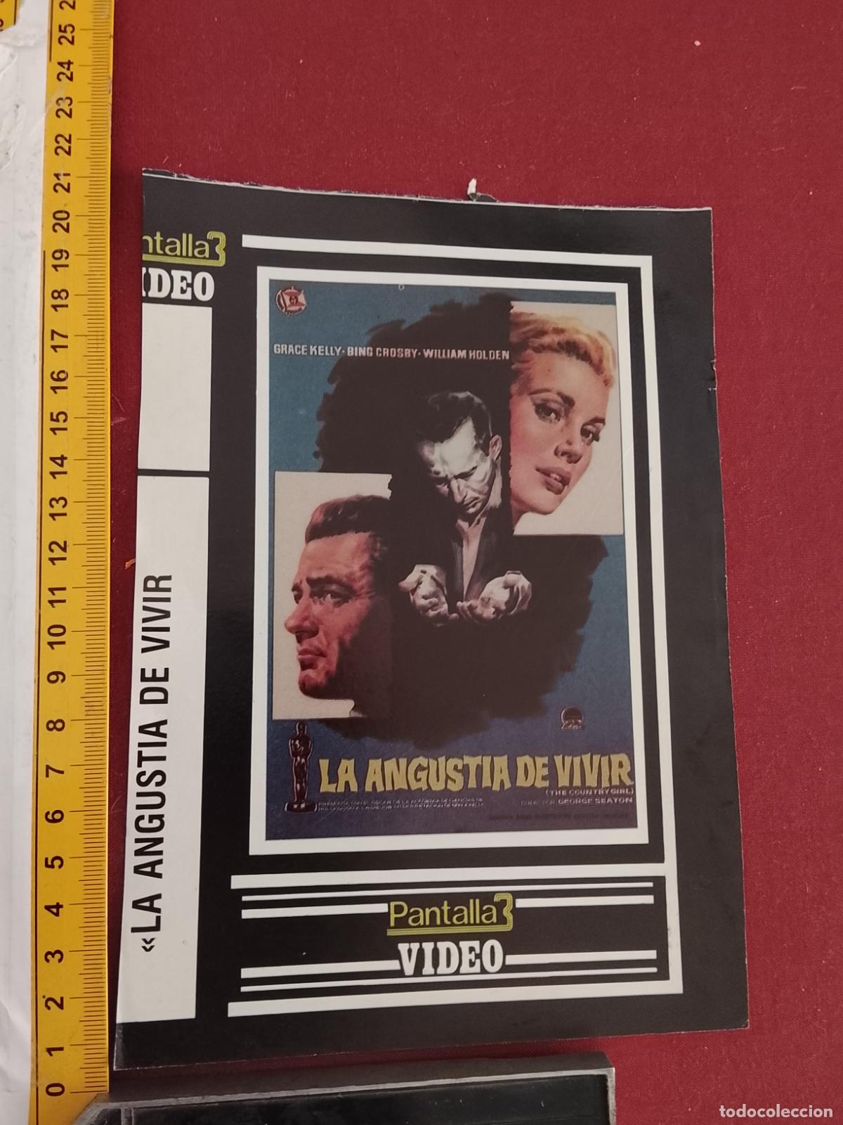 Cinema: RECORTE CINEMATOGRAFICO RECORTE PORTADA PELICULA CINE DE REVISTA - LA ANGUSTIA DE VIVIR