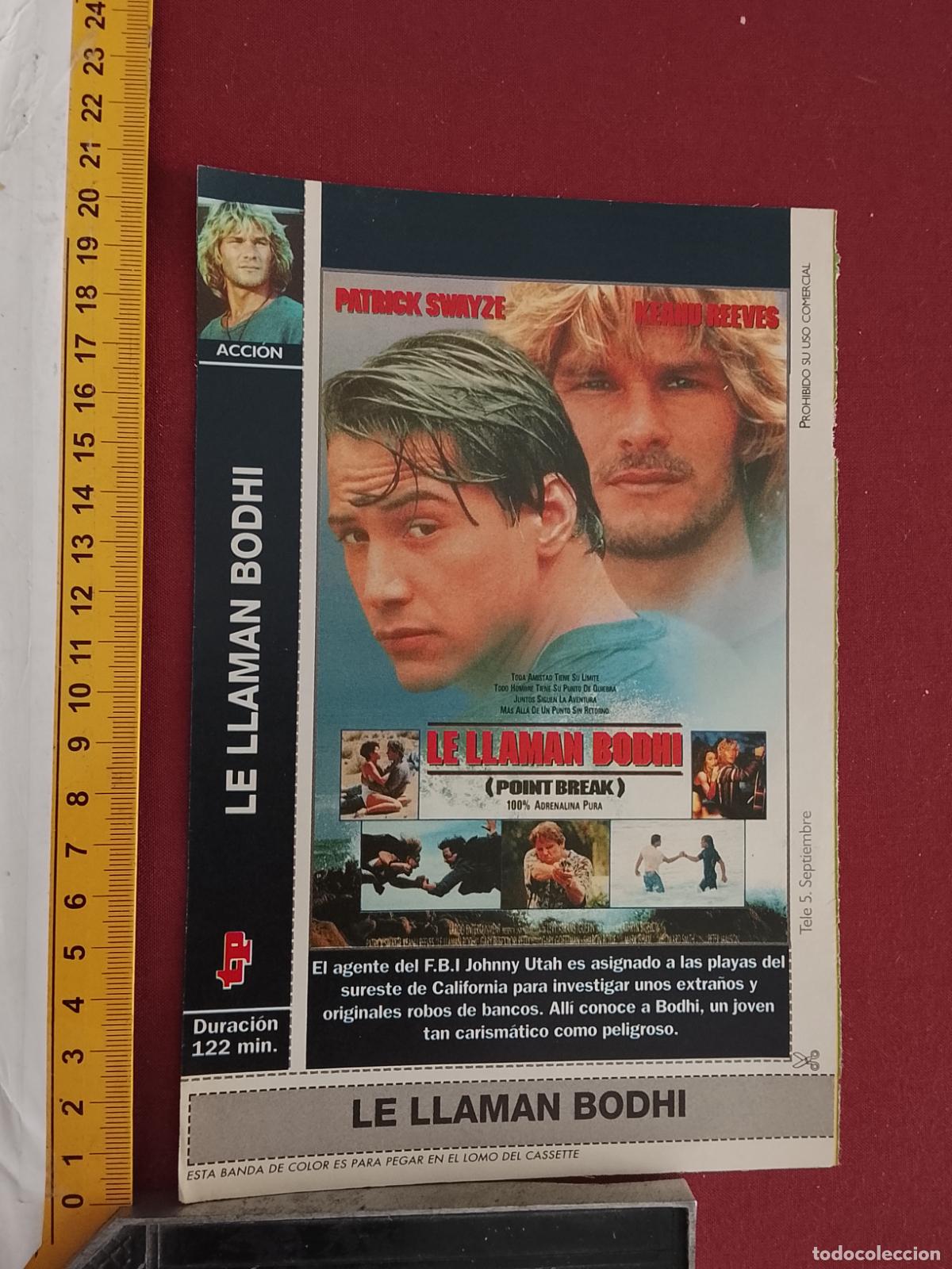 Cinema: RECORTE CINEMATOGRAFICO RECORTE PORTADA PELICULA CINE DE REVISTA - LE LLAMAN BODHI