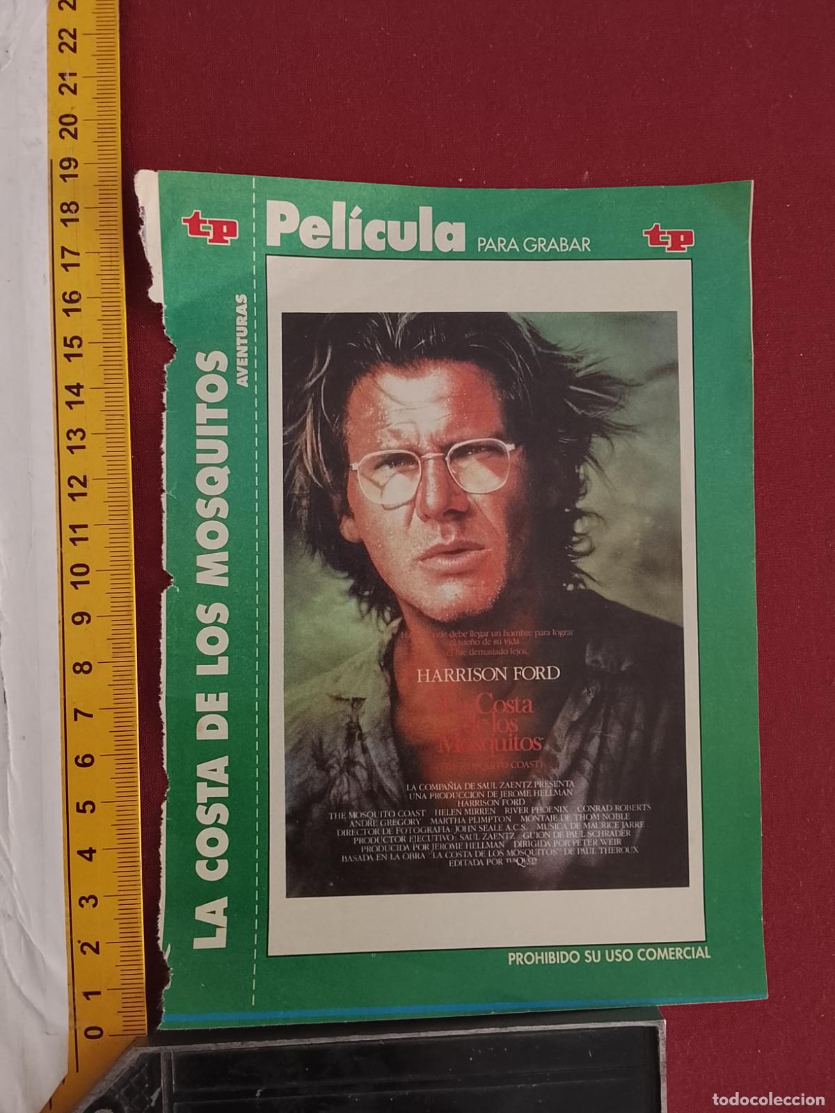 Cinema: RECORTE CINEMATOGRAFICO RECORTE PORTADA PELICULA CINE DE REVISTA - LA COSTA DE LOS MOSQUITOS