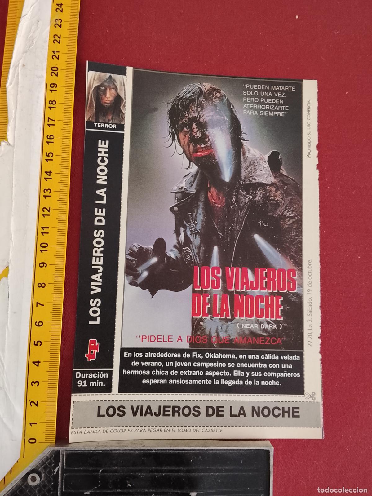 Cinema: RECORTE CINEMATOGRAFICO RECORTE PORTADA PELICULA CINE DE REVISTA - LOS VIAJEROS DE LA NOCHE