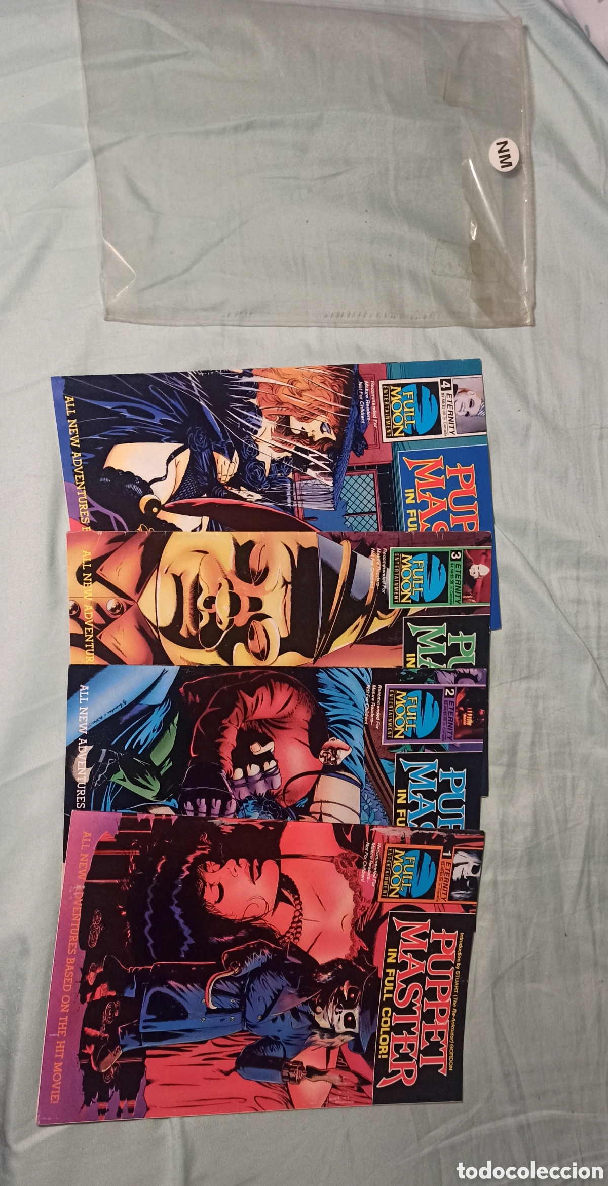 Cine: Puppet master la venganza de los mu&ntilde;ecos primeros 4 comics 1990 - Foto 2