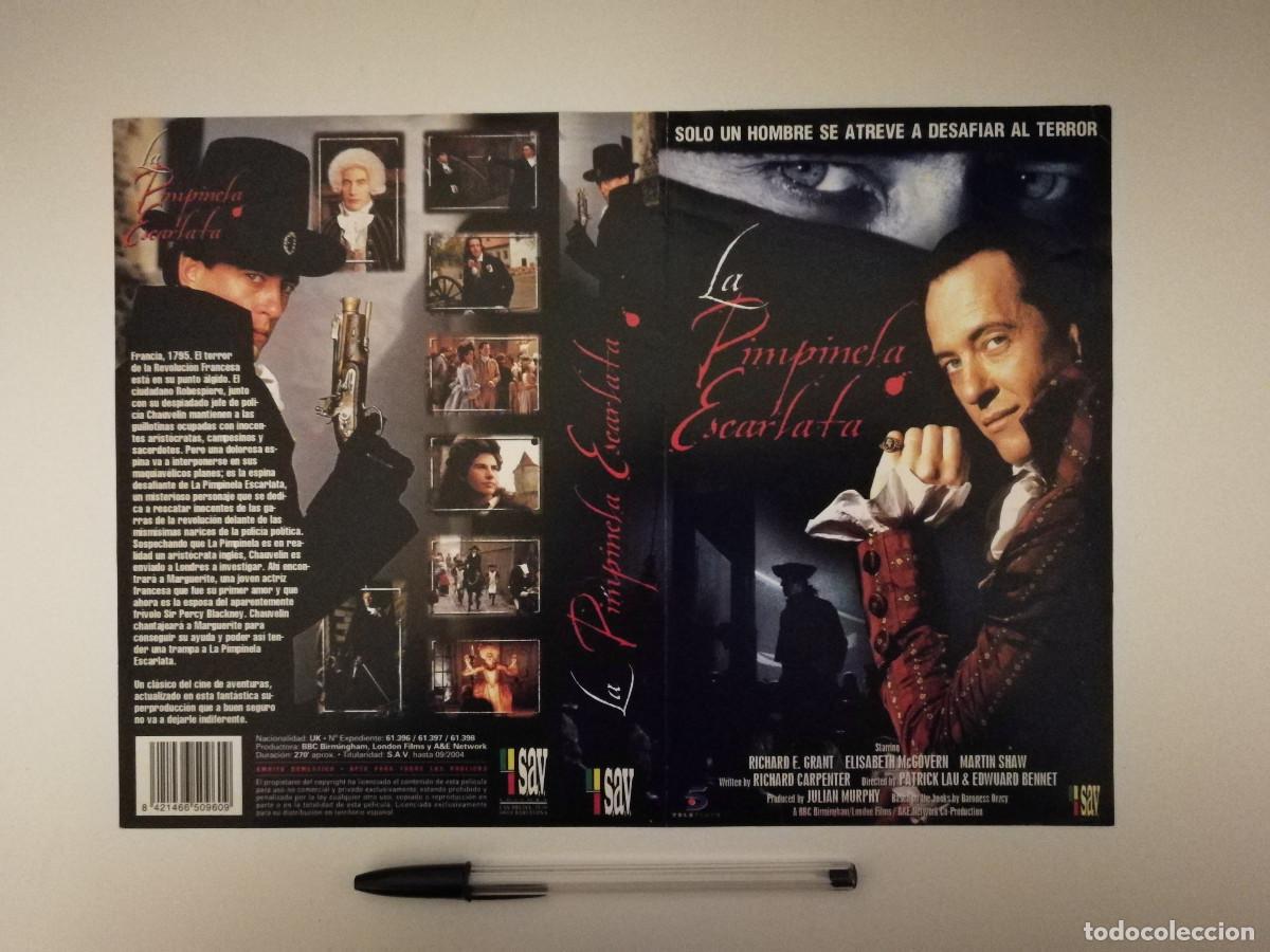 Cinema: CARATULA ORIGINAL -A4- LA PIMPINELA ESCARLATA - CINE HISTORICO
