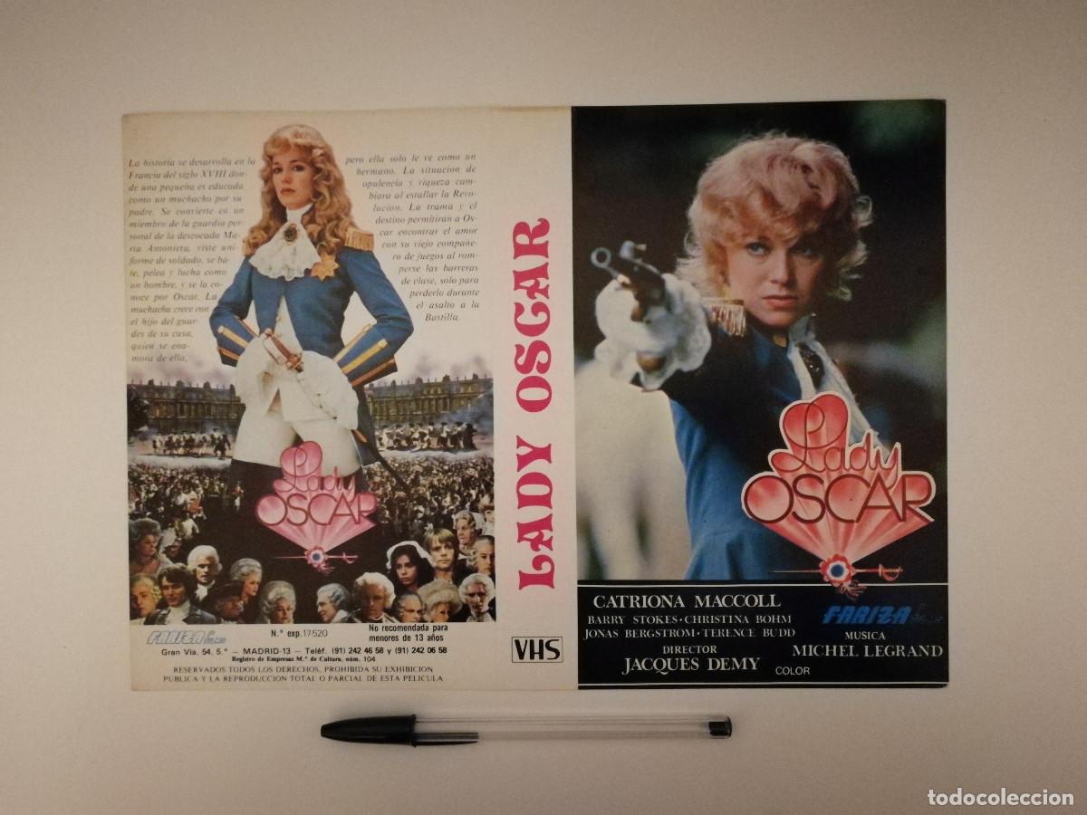 Cinema: CARATULA ORIGINAL -A4- LADY OSCAR - CINE HISTORICO - Catriona MacColl