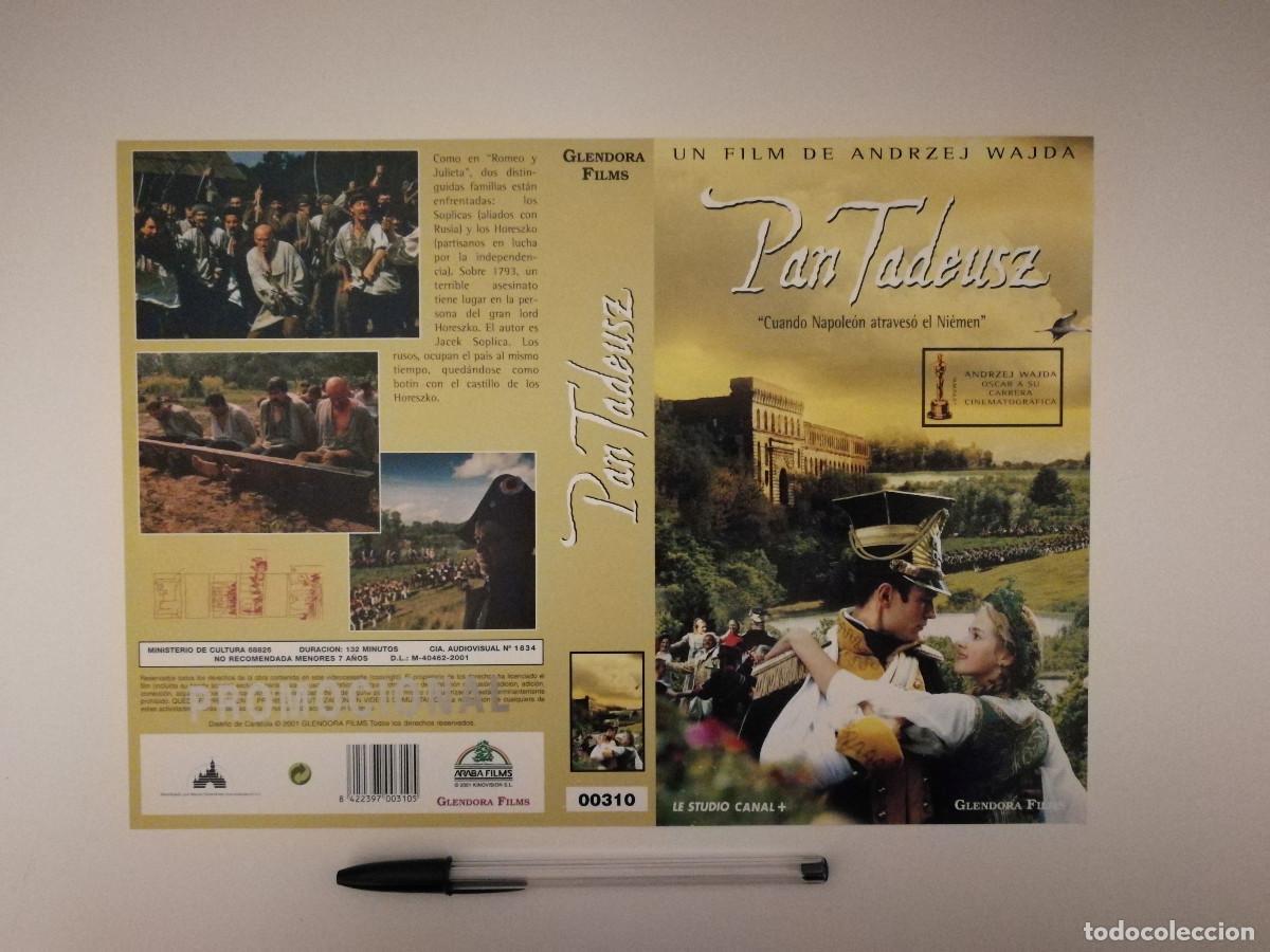 Cinema: CARATULA ORIGINAL -A4- PAN TADEUSZ - CINE HISTORICO - ANDRZEJ WAJDA