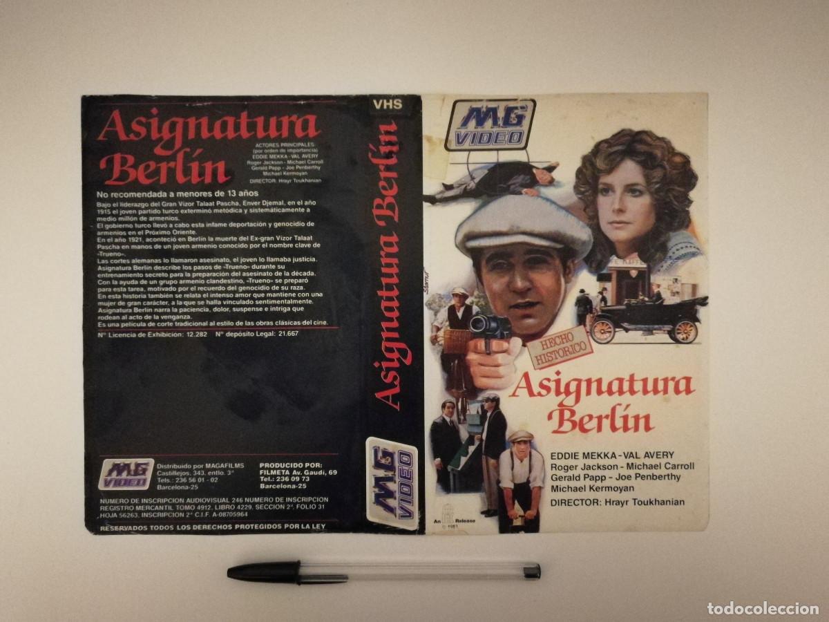 Cinema: CARATULA ORIGINAL -A4- ASIGNATURA BERLIN - CINE HISTORICO - EDDIE MEKKA