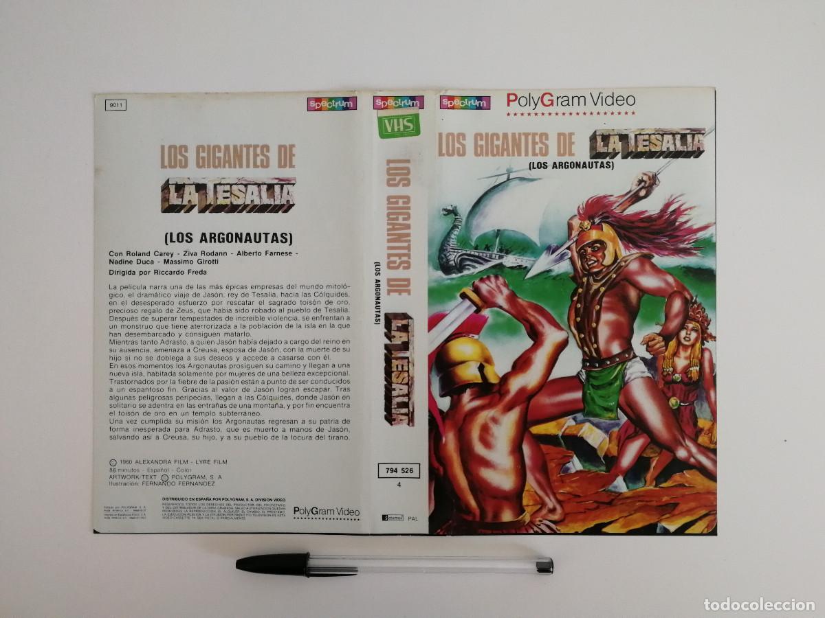 Cinema: CARATULA -A4- LOS GIGANTES DE LA TESALIA - PEPLUM - LOS ARGONAUTAS