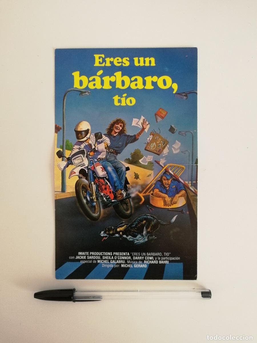 Cinema: MINI-CARTEL ORIGINAL -13*18- ERES UN BARBARO TIO - MICHEL GERARD