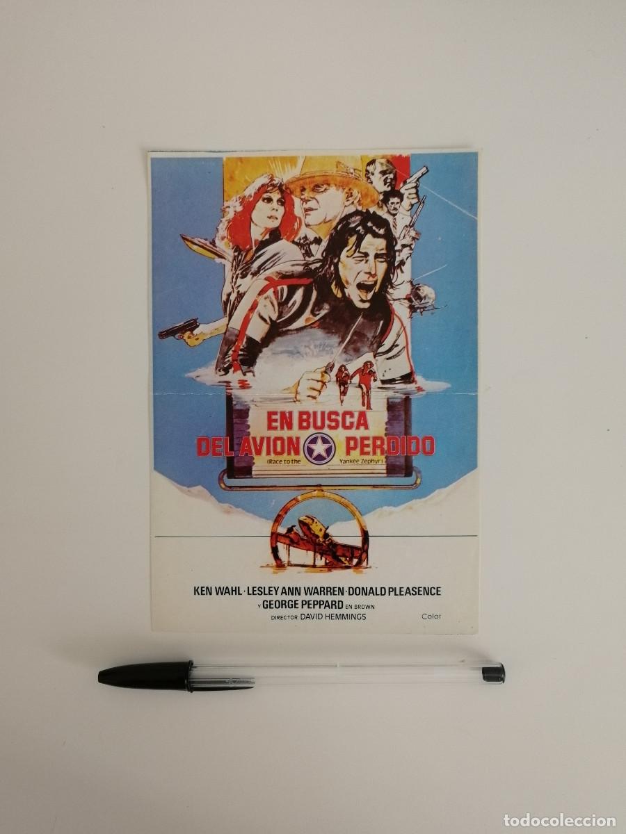 Cinema: MINI-CARTEL ORIGINAL -13*18- EN BUSCA DEL AVION PERDIDO - LESLEY ANN WARREN