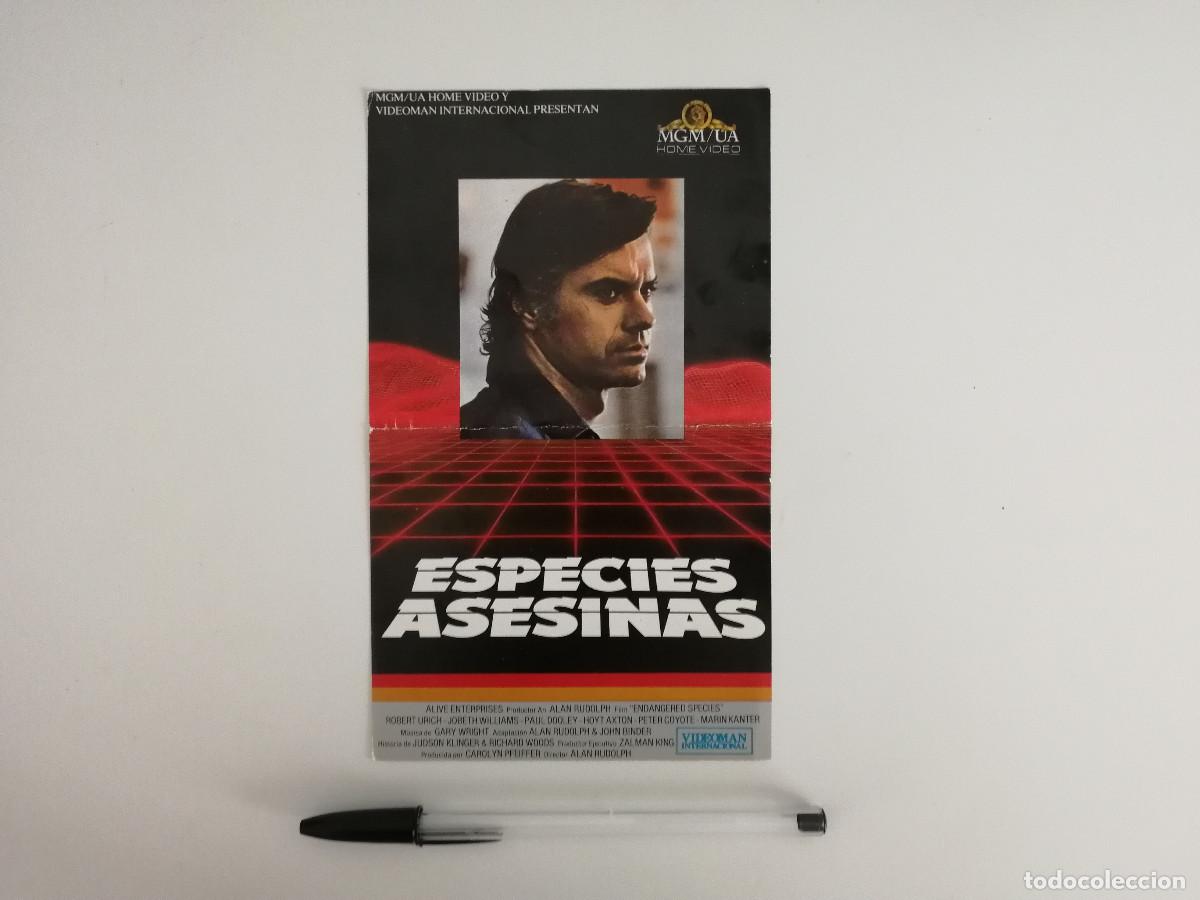 Cinema: MINI-CARTEL ORIGINAL -13*18- ESPECIES ASESINAS - TERROR - ROBERT URICH - JOBETH WILLIAMS