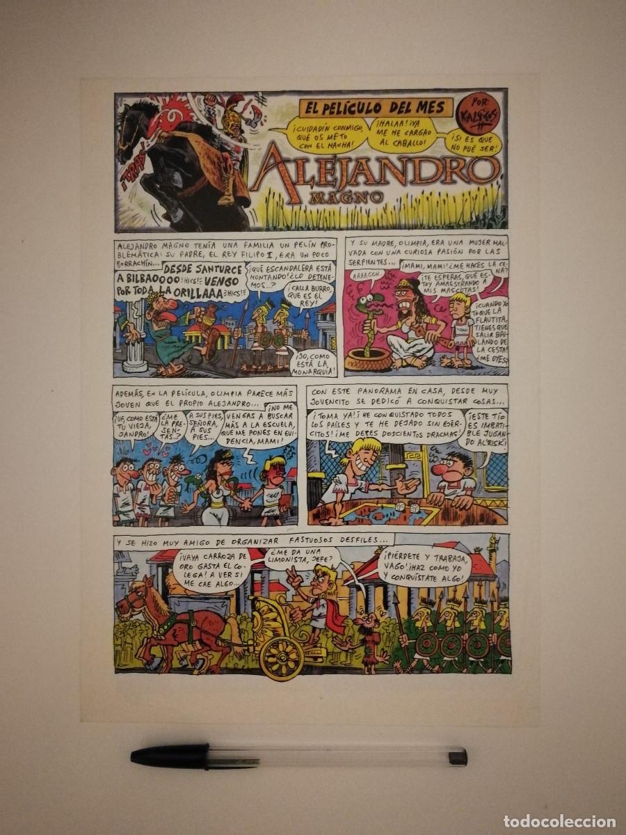 Cinema: FICHA COLECCIONABLE -A4- ALEJANDRO MAGNO - COMIC - CINE