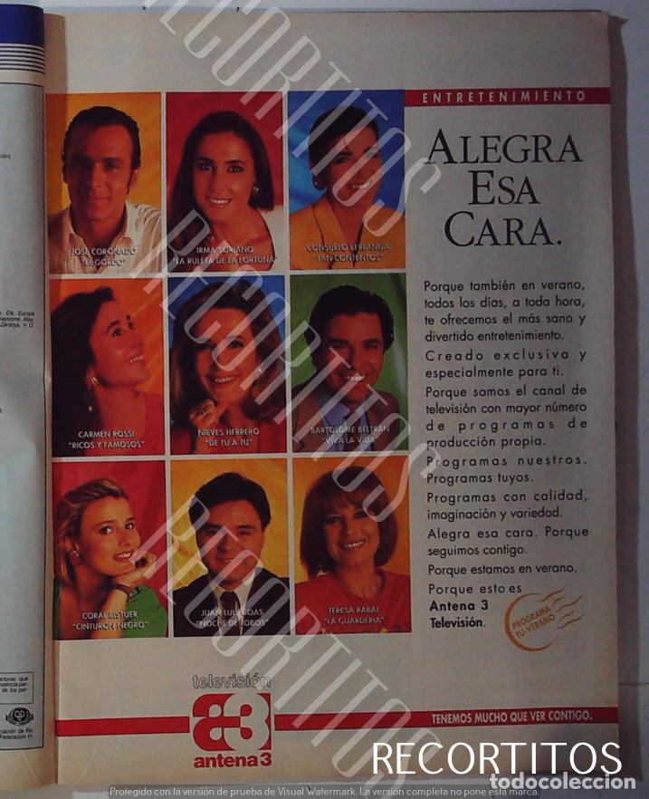 Cin&eacute;ma: ANTENA 3 IRMA SORIANO JOSE CORONADO CONSUELO BERLANGA CARMEN MARTINEZ BORDIU TERESA RABAL CORAL BIST