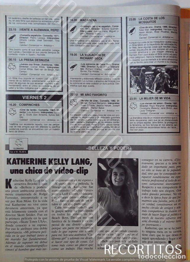 Cin&eacute;ma: BELLEZA Y PODER KATHERINE KELLY LANG
