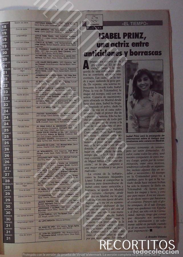 Cine: ISABEL PRINZ ISABEL PRINZ
