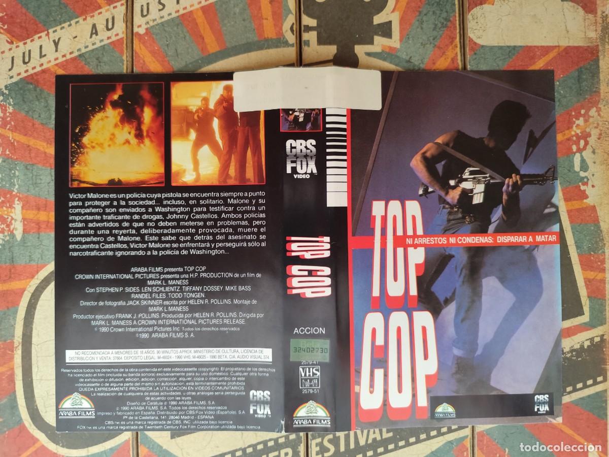 Cin&eacute;ma: Car&aacute;tula VHS Top cop .
