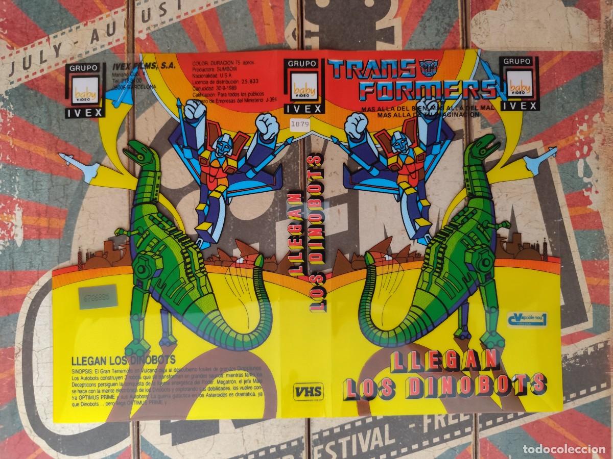 Cinema: Car&aacute;tula VHS Transformers Llegan los dinobost