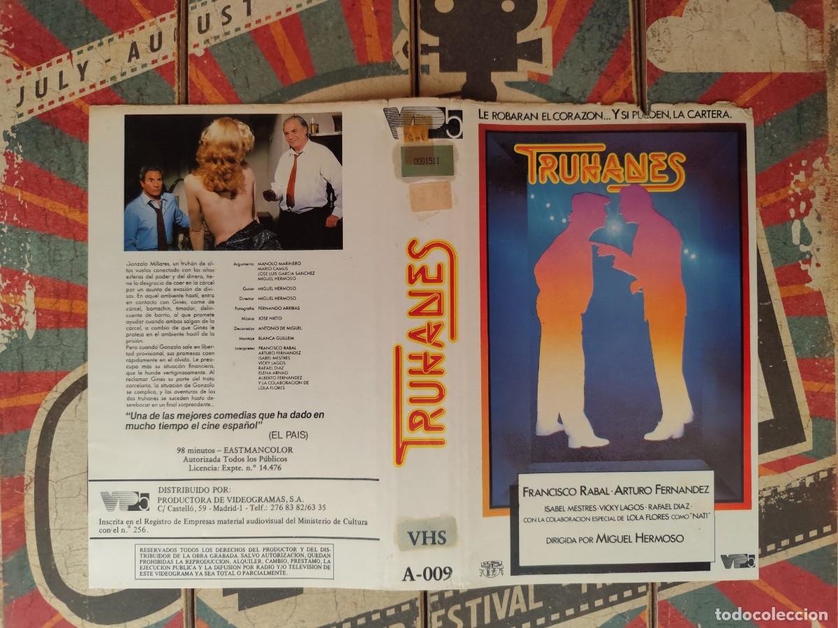 Cinema: Car&aacute;tula VHS Truhanes