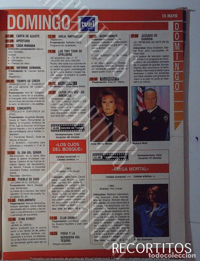 Kino: RICHARD MOLL BULL JUZGADO DE GUARDIA ROSA MARIA MATEO WES CRAVEN KRISTY SWANSON