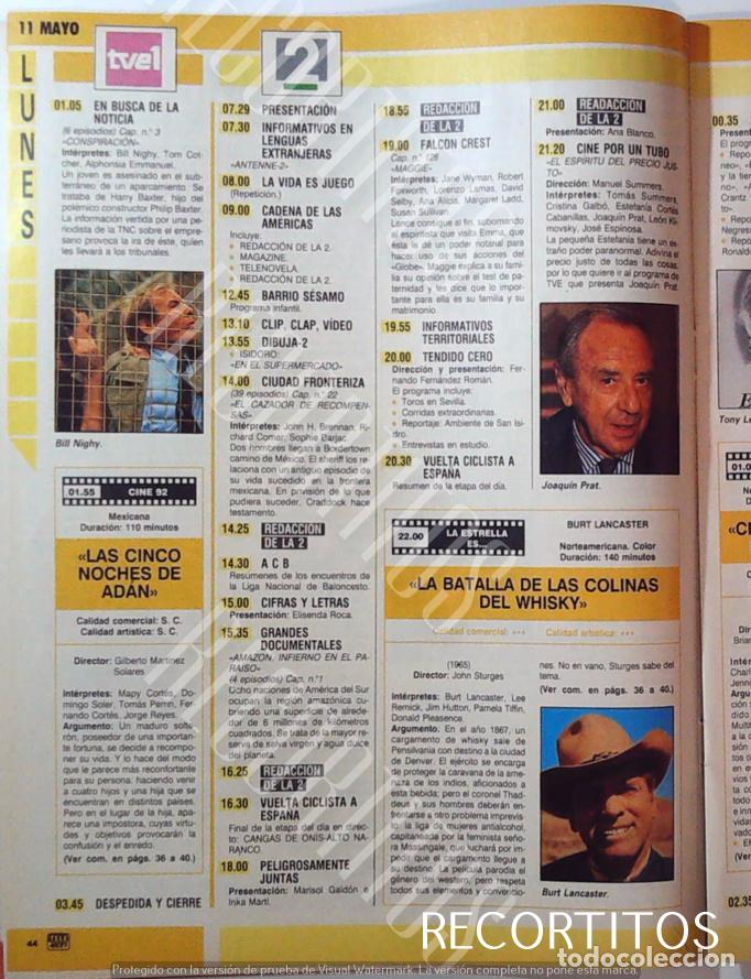 Kino: BURT LANCASTER JOAQUIN PRAT BILL NIGHY
