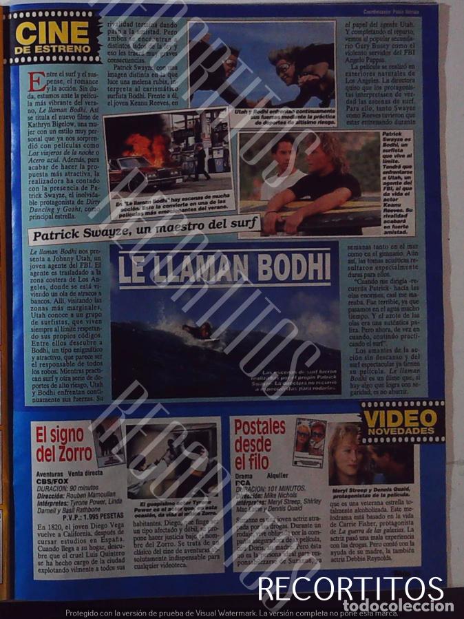 Cinema: PATRICK SWAYZE KEANU REEVES MERYL STEEP TYRONE POWER