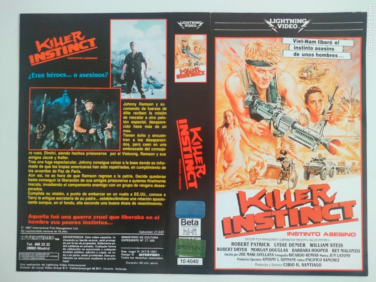 Cine: SUBASTA DE CARATULAS - 110 KILLER INSTINCT LIGHTNING BETA - Foto 1