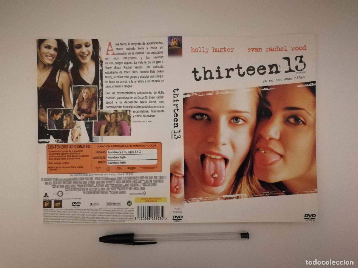 Cinema: CARATULA ORIGINAL -A4- THIRTEEN 13 - EVAN RACHEL WOOD - HOLLY HUNTER