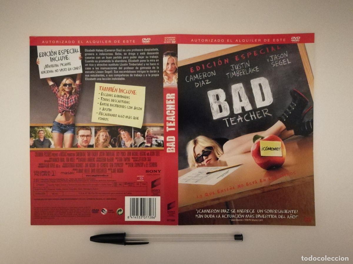 Cinema: CARATULA ORIGINAL -A4- BAD TEACHER - CAMERON DIAZ