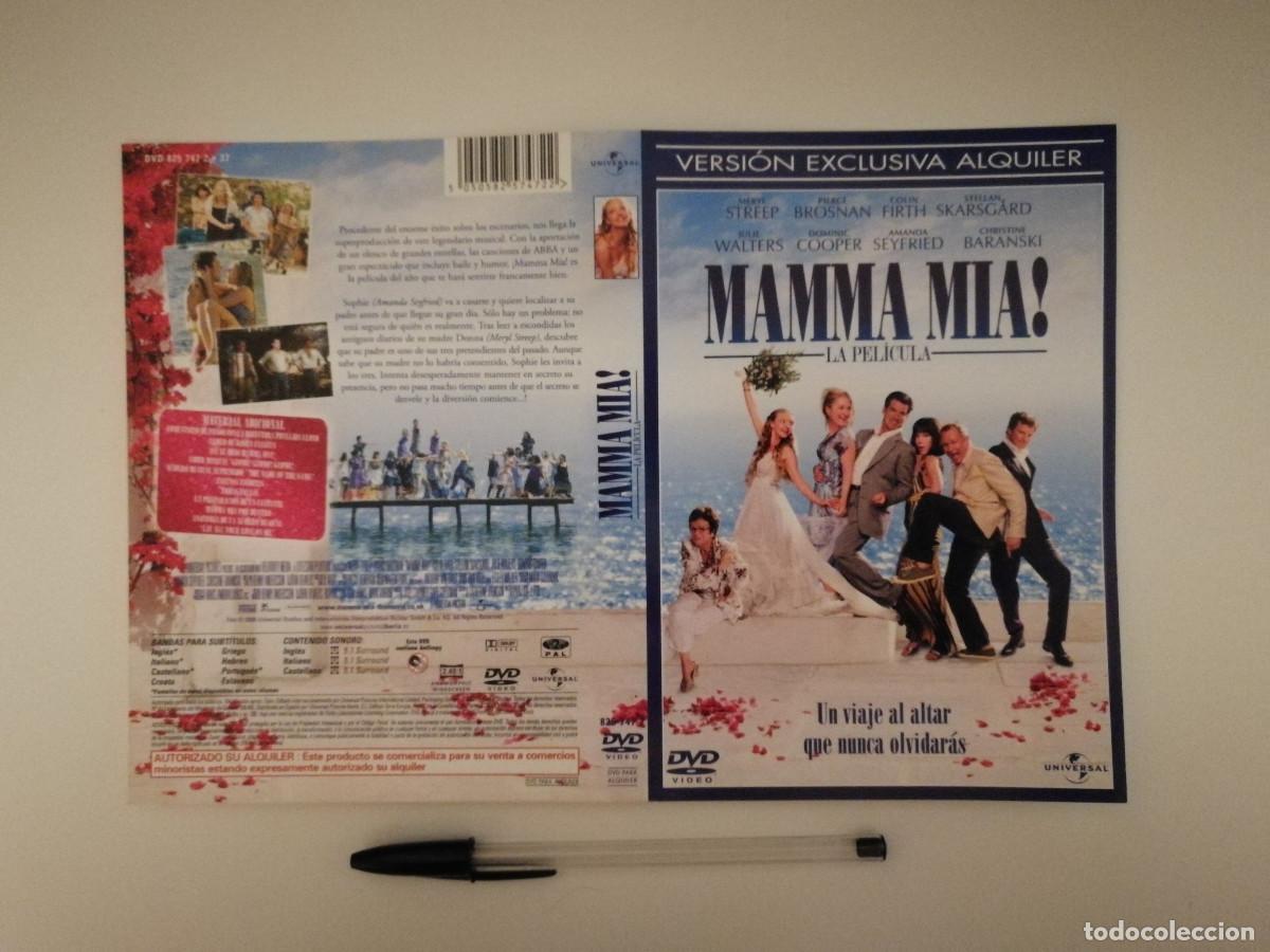 Cinema: CARATULA ORIGINAL -A4- MAMMA MIA - MERYL STREEP
