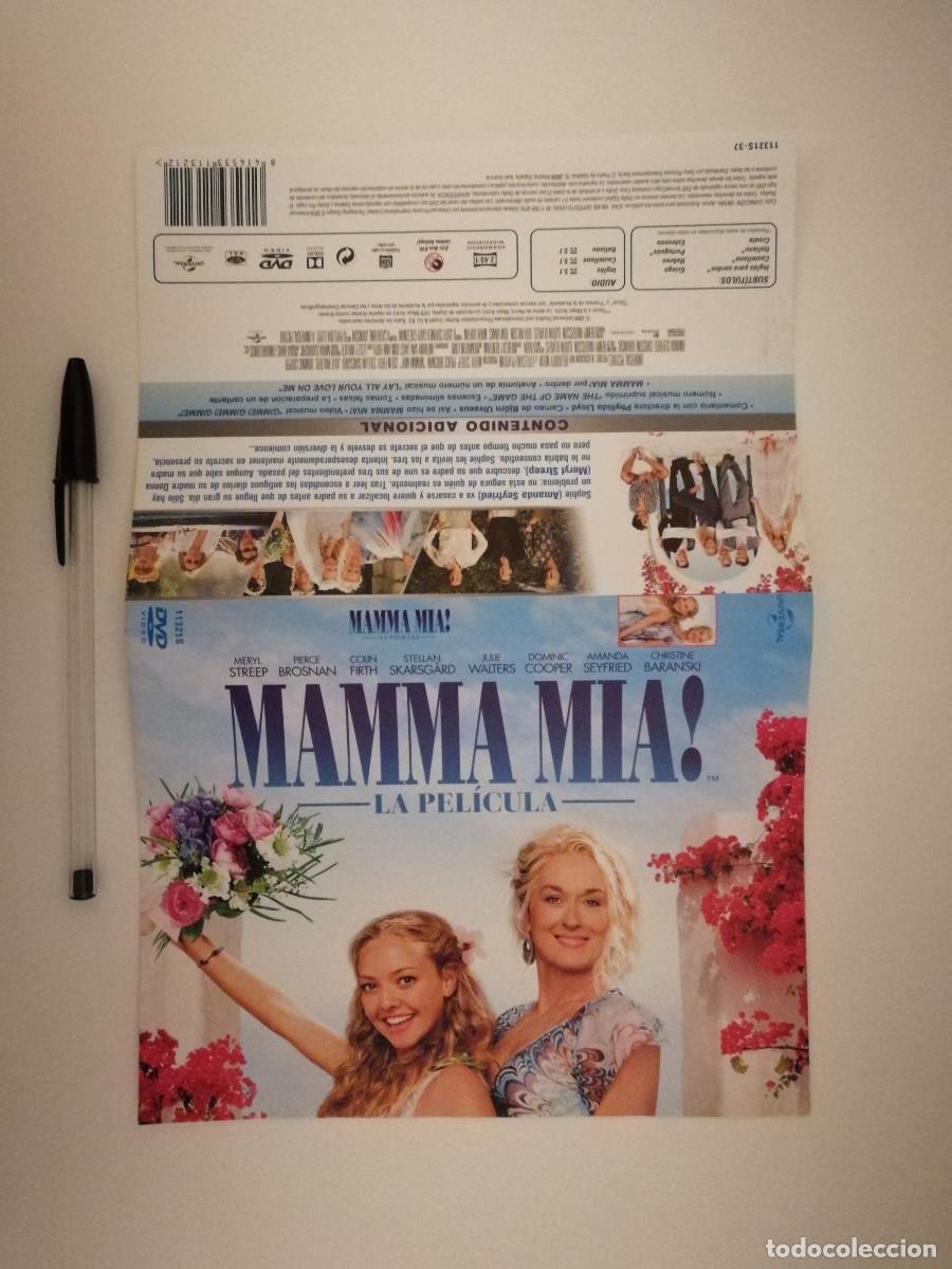 Cinema: CARATULA ORIGINAL -A4- MAMMA MIA - MERYL STREEP