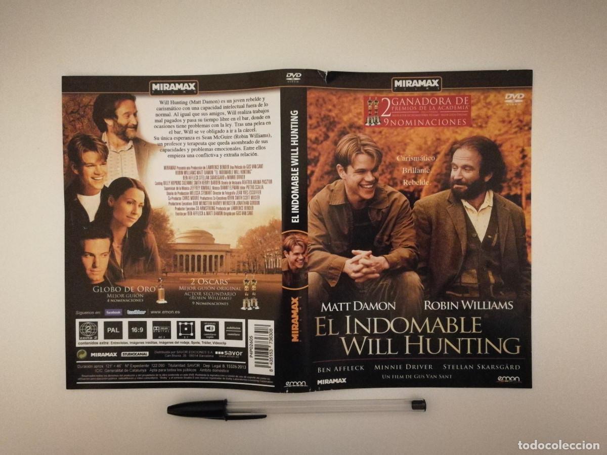 Cinema: CARATULA ORIGINAL -A4- El indomable Will Hunting - MATT DAMON