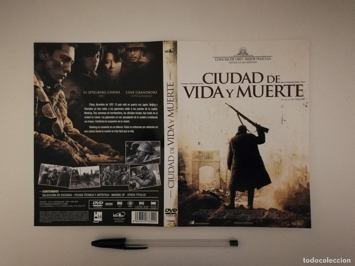 Kino: CARATULA ORIGINAL -A4- CIUDAD DE VIDA Y MUERTE - THRILLER SUSPENSE