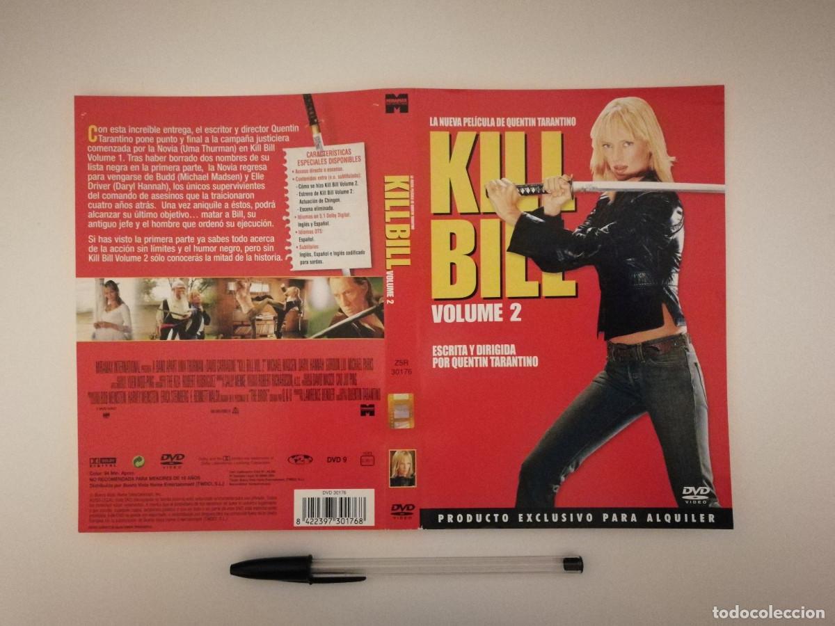 Kino: CARATULA ORIGINAL -A4- KILL BILL VOLUMEN 2 - UMA THURMAN
