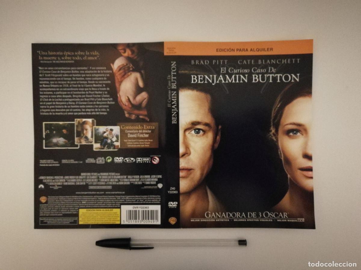 Kino: CARATULA ORIGINAL -A4- El curioso caso de Benjamin Button - BRAD PITT