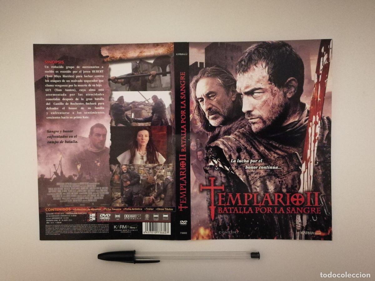 Kino: CARATULA ORIGINAL -A4- TEMPLARIO 2 BATALLA POR LA SANGRE