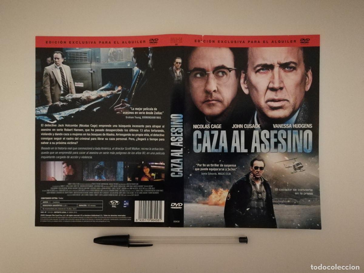 Kino: CARATULA ORIGINAL -A4- CAZA AL ASESINO - NICOLAS CAGE