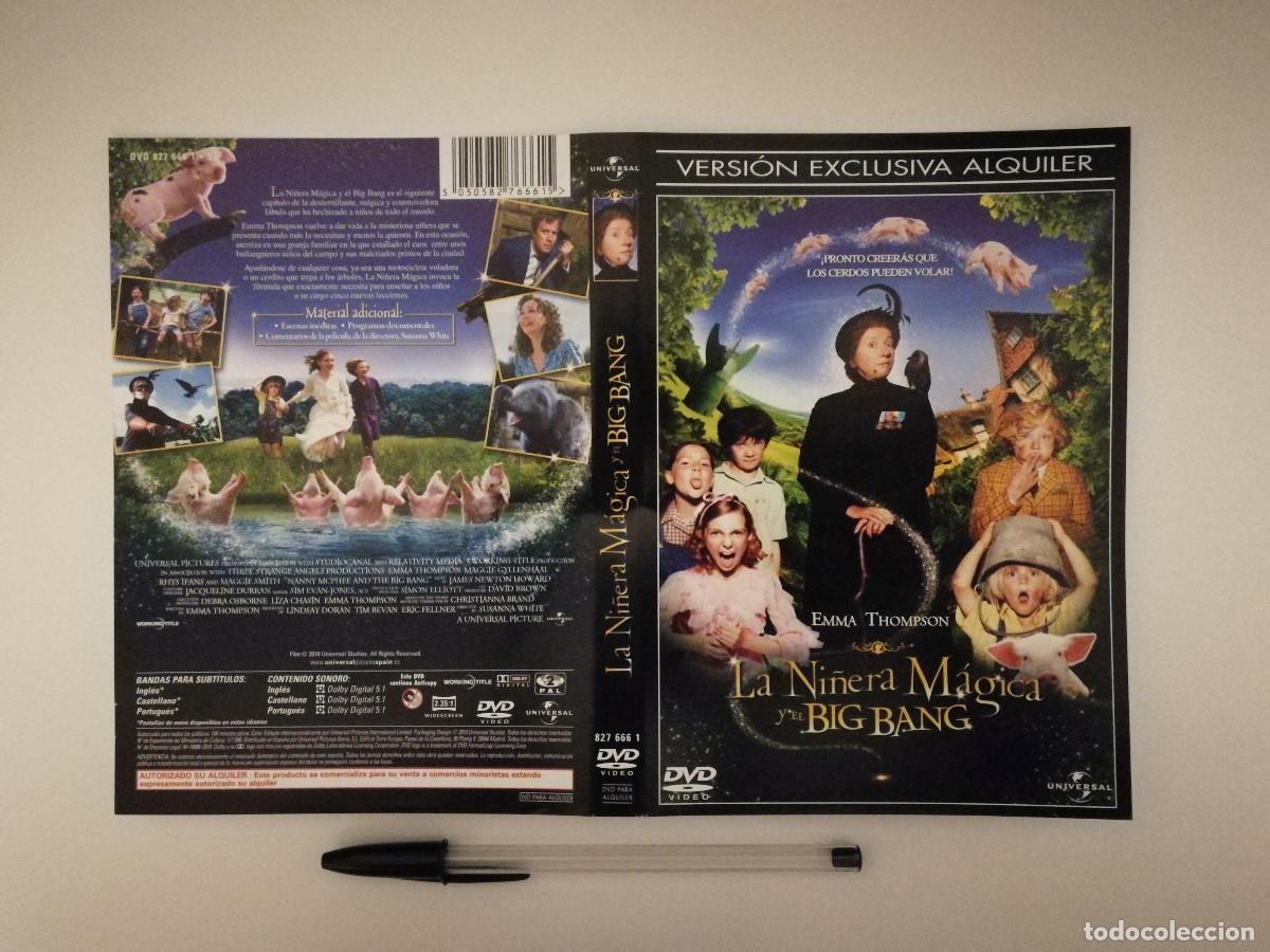 Kino: CARATULA ORIGINAL -A4- La ni&ntilde;era m&aacute;gica Y EL BOG BANG - EMMA THOMPSON