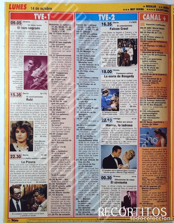 Cinema: RUBI MARIELA ALCALA falcon crest lorenzo lamas TIPPI HEDREN SEAN CONNERY DIRK BOGARDE