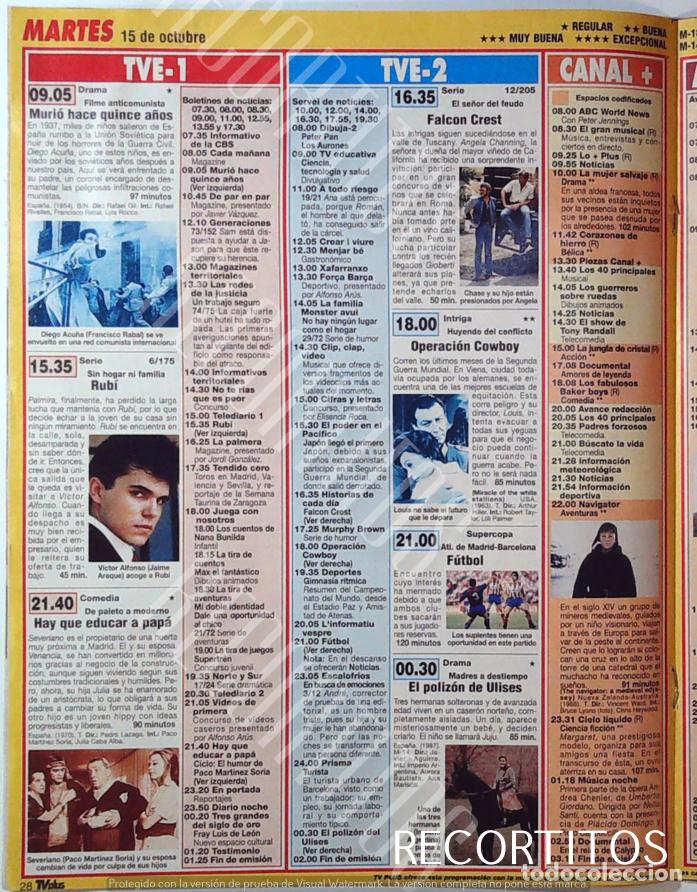 Cinema: RUBI MARIELA ALCALA falcon crest lorenzo lamas PACO RABAL PACO MARTINEZ SORIA