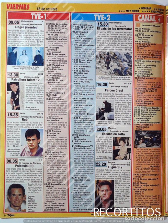 Cinema: RUBI MARIELA ALCALA falcon crest lorenzo lamas MARTIN SHEEN PATRULLERO ADAM 12 EMMA PENELLA