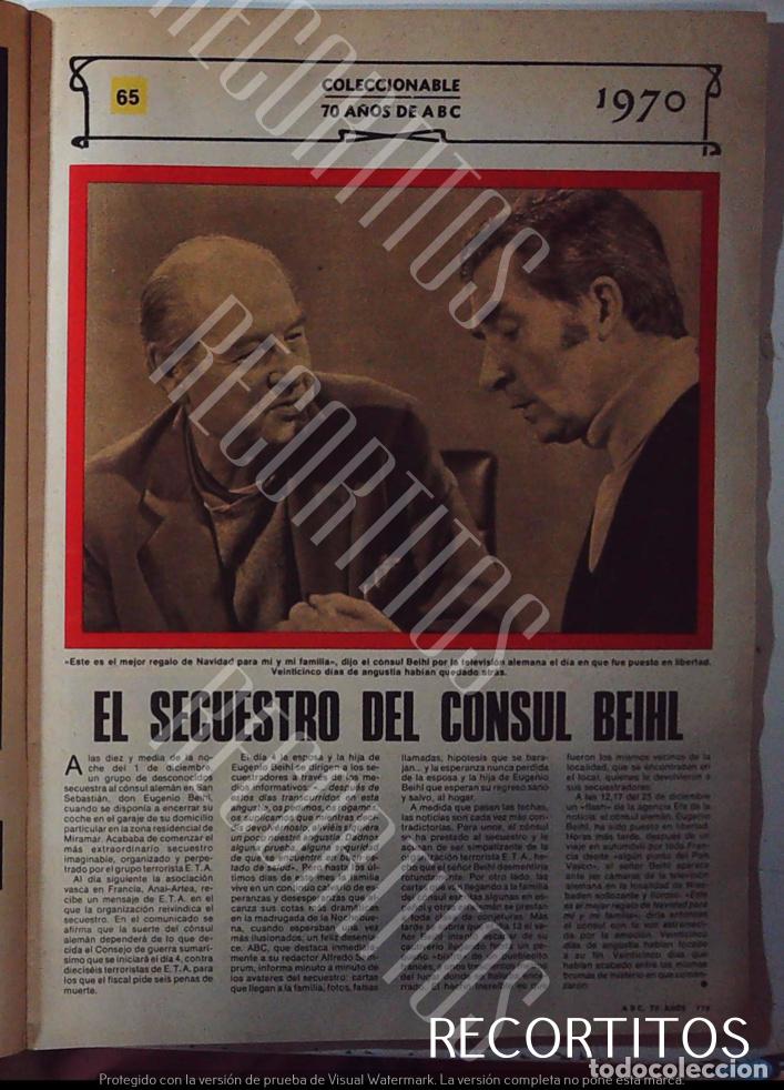 Cinema: EL SECUESTRO DEL CONSUL BEIHL 1970