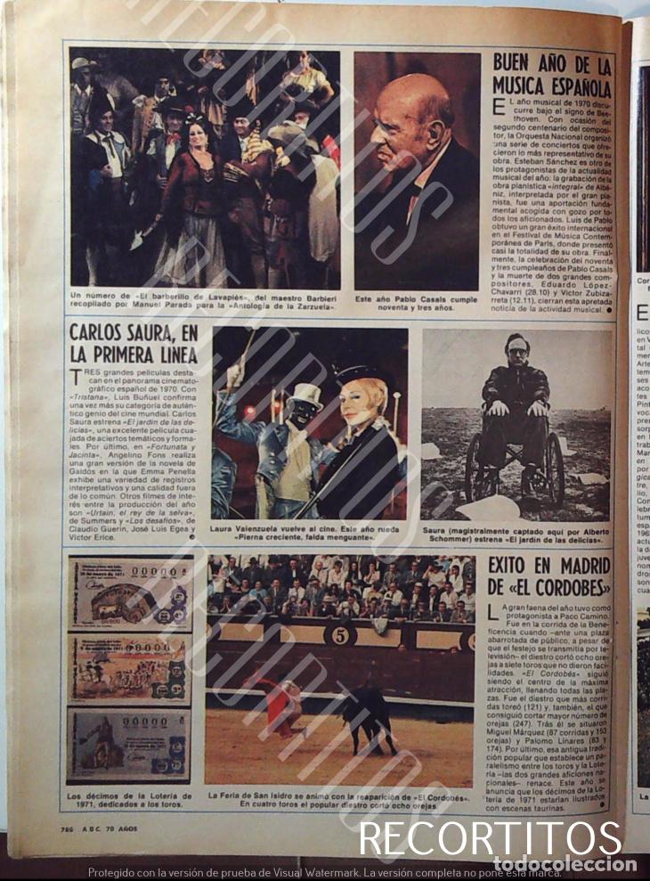 Cinema: PABLO CASALS CARLOS SAURA LAURA VALENZUELA