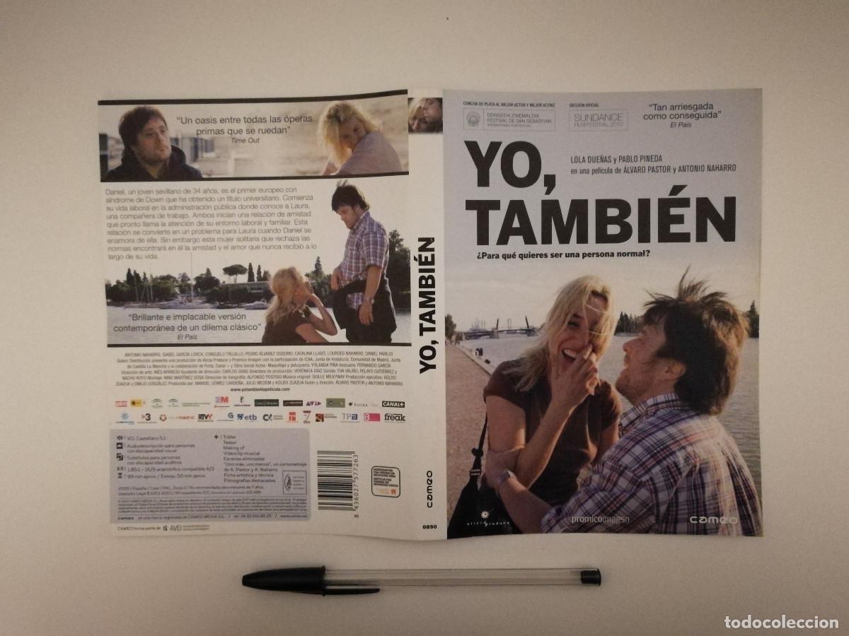 Cinema: CARATULA ORIGINAL -A4- YO TAMBIEN - LOLA DUE&Ntilde;AS