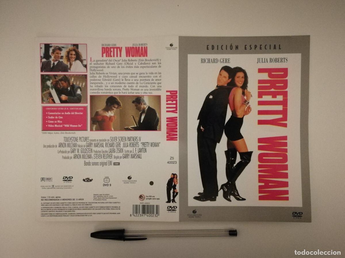 Cinema: CARATULA ORIGINAL -A4- PRETTY WOMAN - JULIA ROBERTS - RICHARD GERE