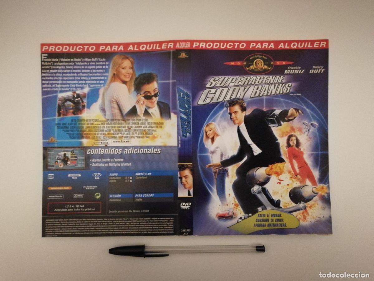 Cinema: CARATULA ORIGINAL -A4- Superagente Cody Banks - HILARY DUFF