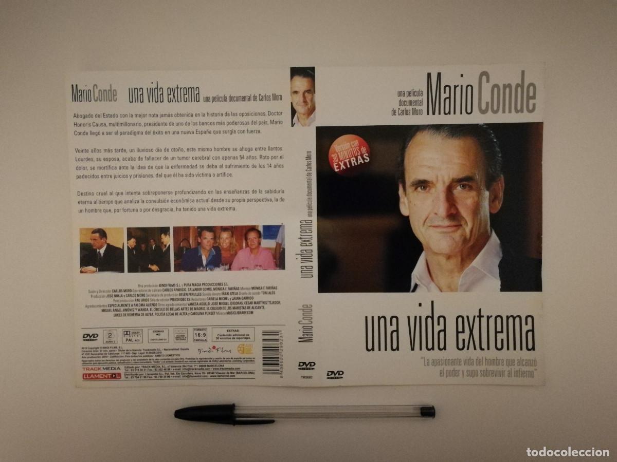 Cinema: CARATULA ORIGINAL -A4- MARIO CONDE UNA VIDA EXTREMA