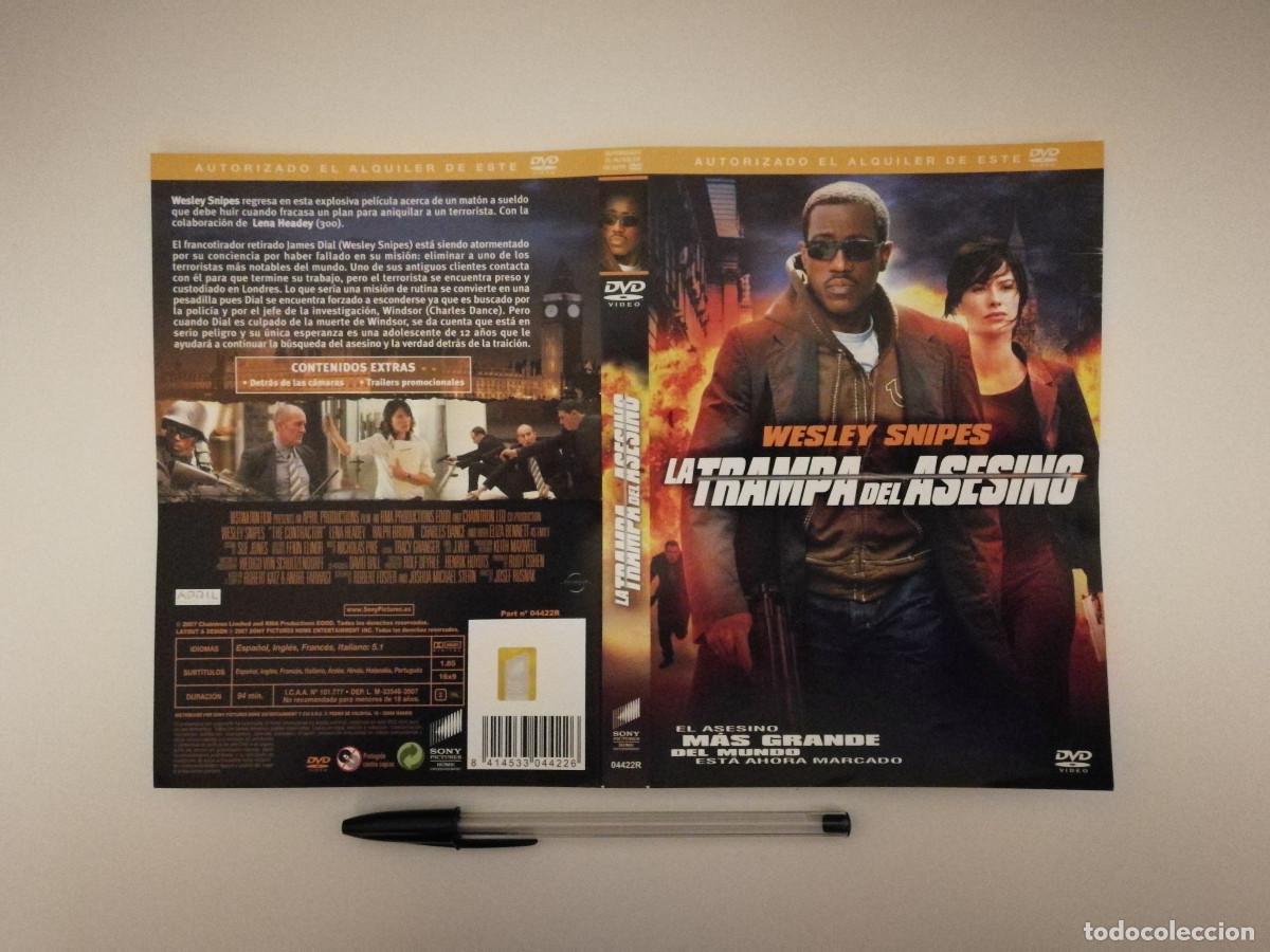 Cinema: CARATULA ORIGINAL -A4- LA TRAMPA DEL ASESINO - WESLEY SNIPES
