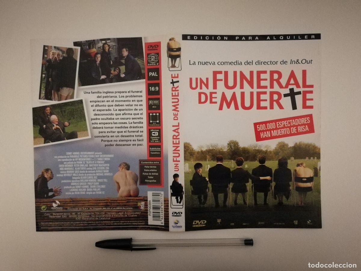 Cinema: CARATULA ORIGINAL -A4- UN FUNERAL DE MUERTE