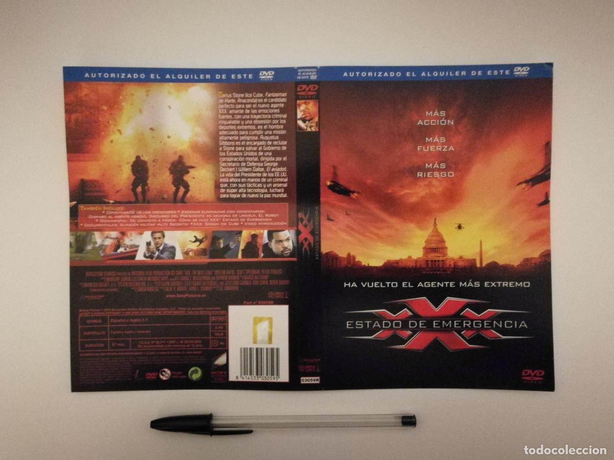 Cinema: CARATULA ORIGINAL -A4- XXX ESTADO DE EMERGENCIA - ICE CUBE