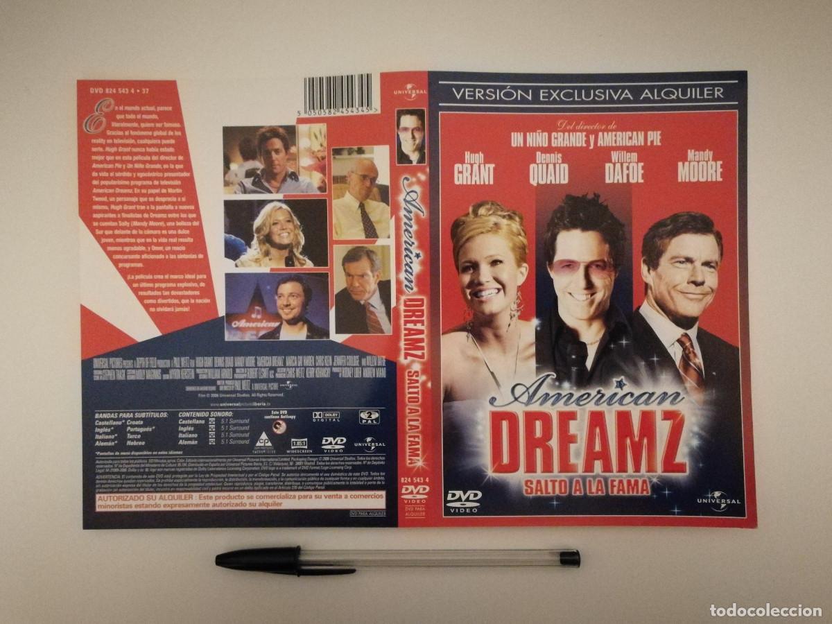 Cinema: CARATULA ORIGINAL -A4- AMERICAN DREAMZ - DENNIS QUAID - MANDY MOORE - HUGH GRANT